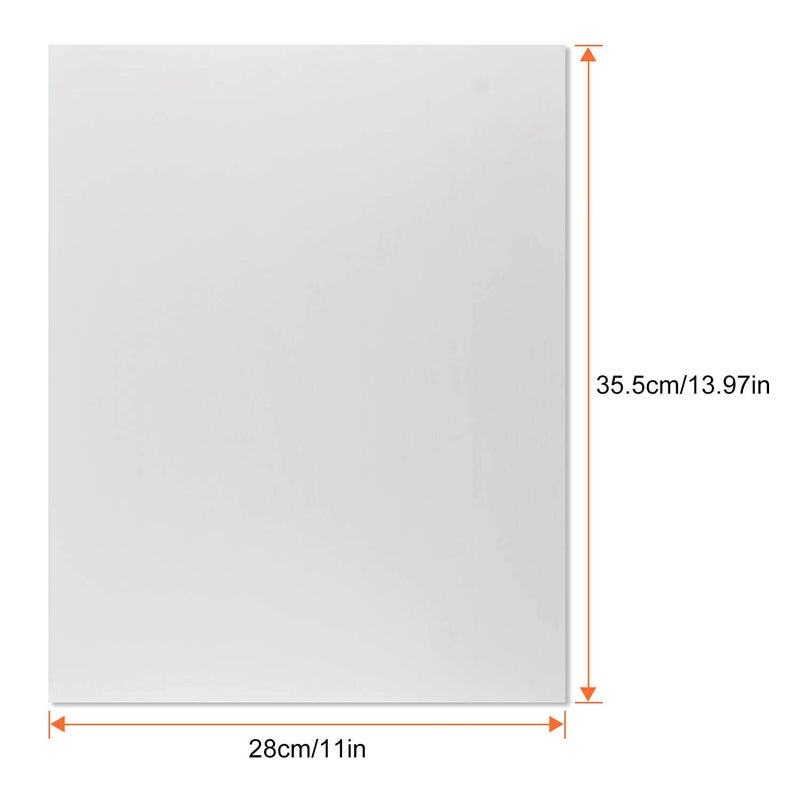 Acrux7 20 Pack 11" X 14" Foam Boards, 1/8" Thickness Foam Core Baking Boards Polystyrene Poster Board Signboard for Presentations, School, Office & Art Projects - Image 2